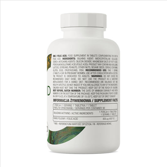 Acido Folico 90 Tabs Ostrovit