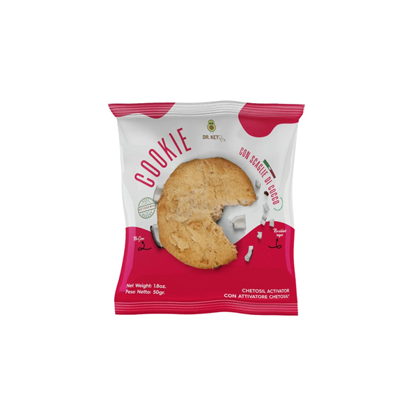 COOKIE CON SCAGLIE DI COCCO 50 GR