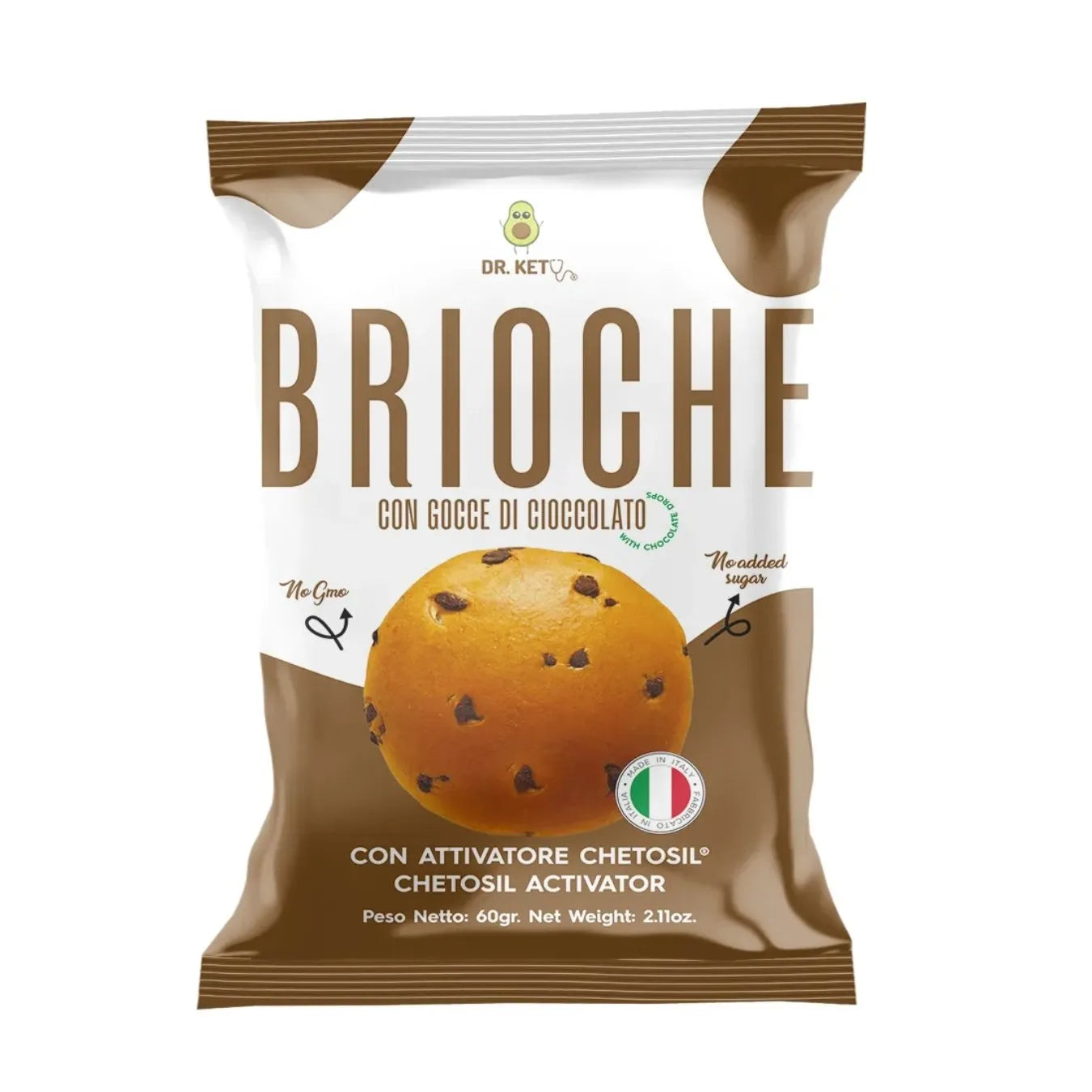 Brioche Con Gocce Di Cioccolato 50gr.