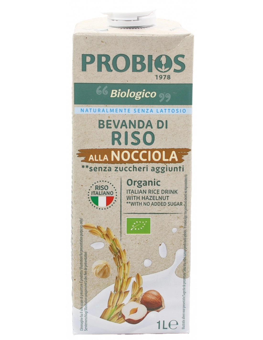 Bevanda Di Riso Alla Nocciola 1lt