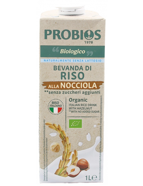 BEVANDA DI RISO ALLA NOCCIOLA 1LT