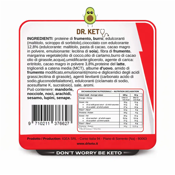 COOKIE TRIPLO CIOCCOLATO DR.KETO