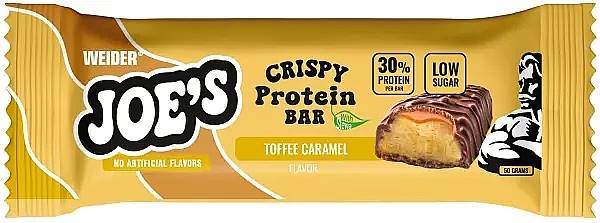 JOES CRISPY PROTEIN BAR TOFFEE CARAMEL