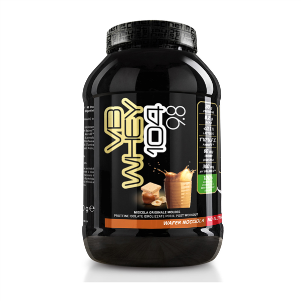 VB WHEY 104 900 GR WAFER NOCCIOLA