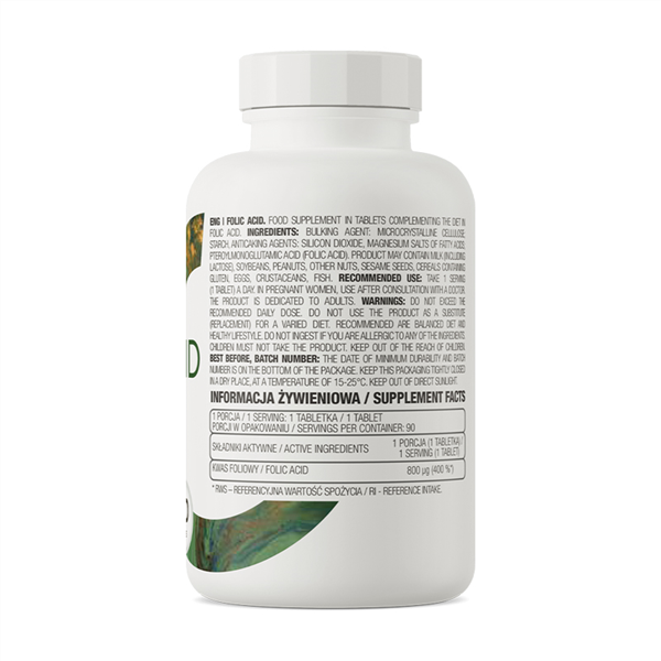 ACIDO FOLICO 90 TABS OSTROVIT