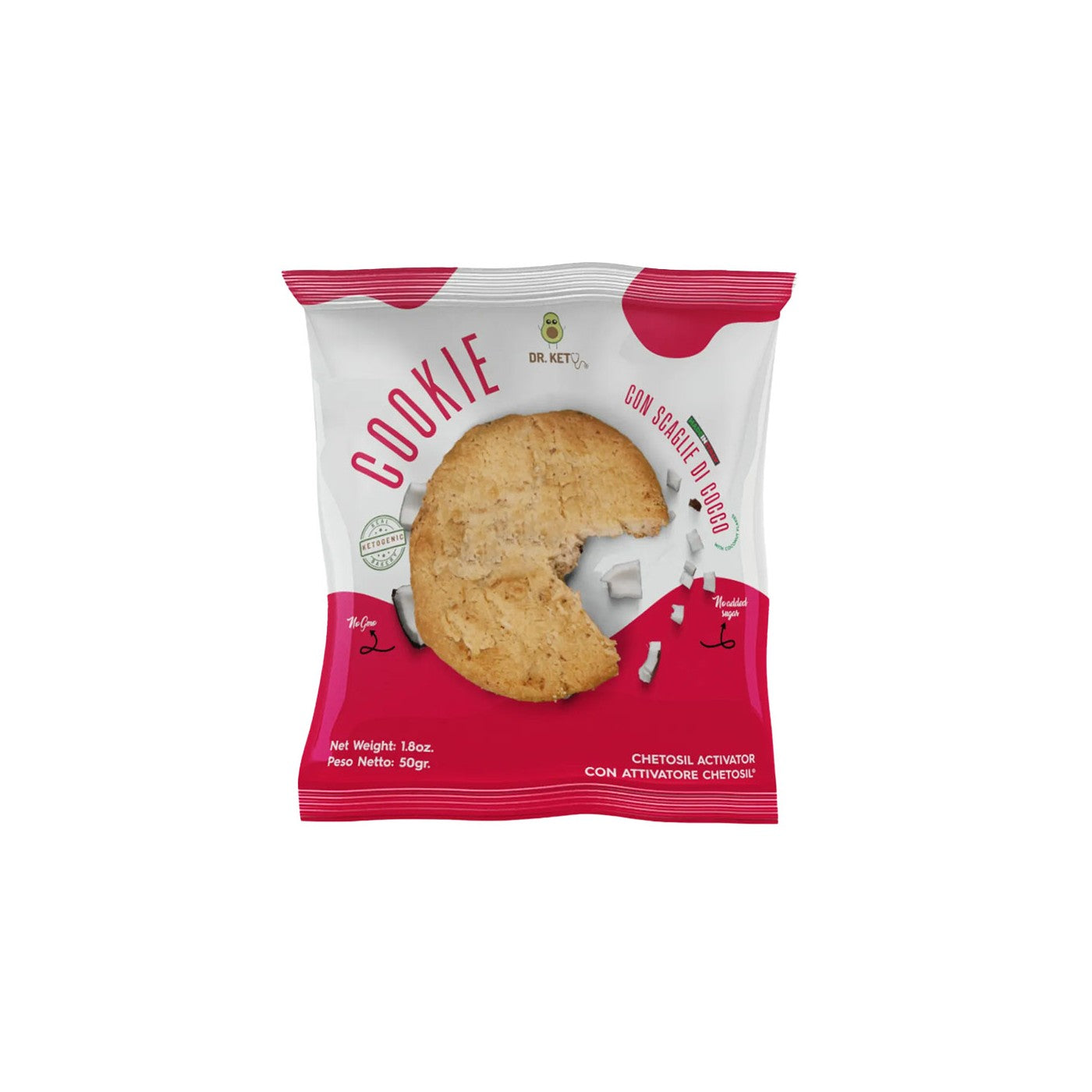 Cookie Con Scaglie Di Cocco 50 Gr