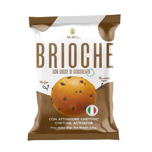 BRIOCHE CON GOCCE DI CIOCCOLATO 50GR.