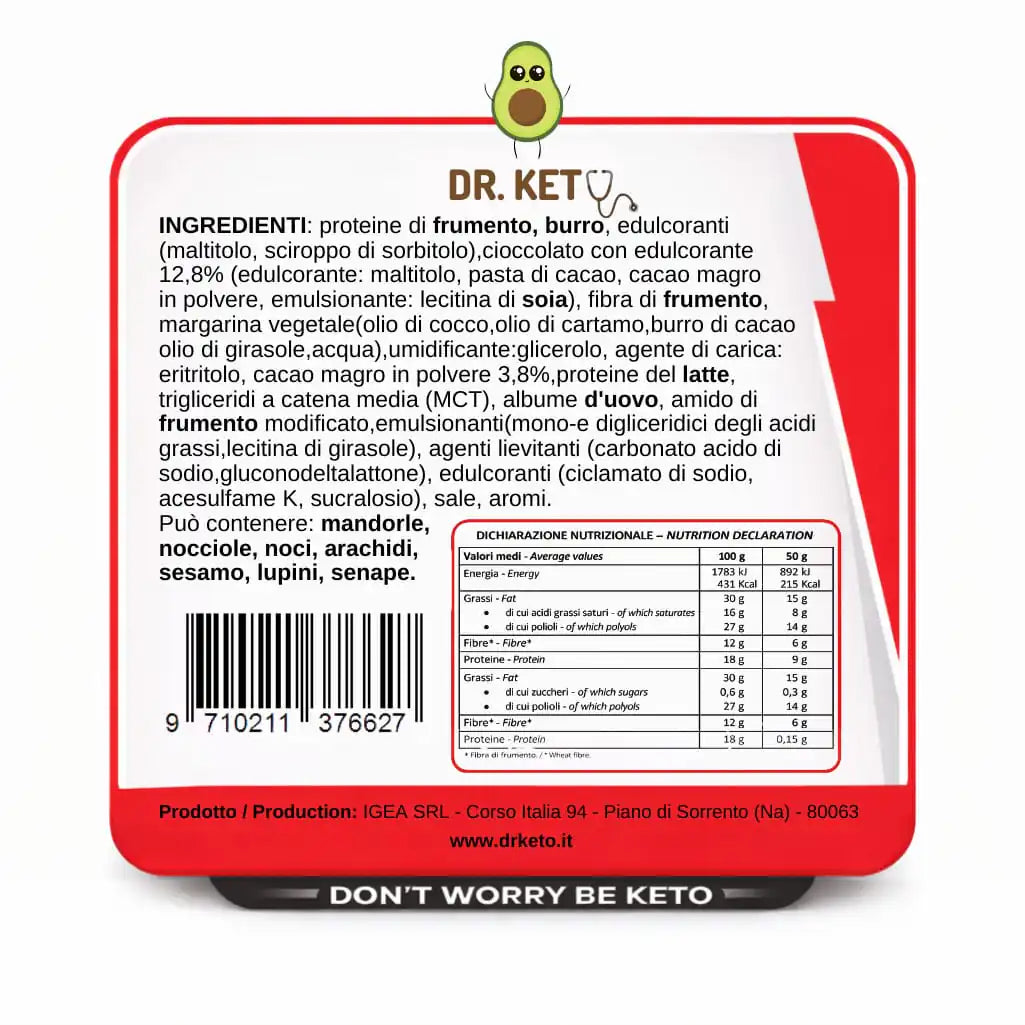 Cookie Triplo Cioccolato Dr.keto