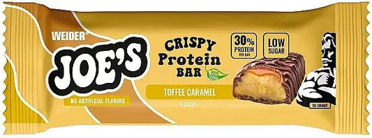 JOES CRISPY PROTEIN BAR TOFFEE CARAMEL