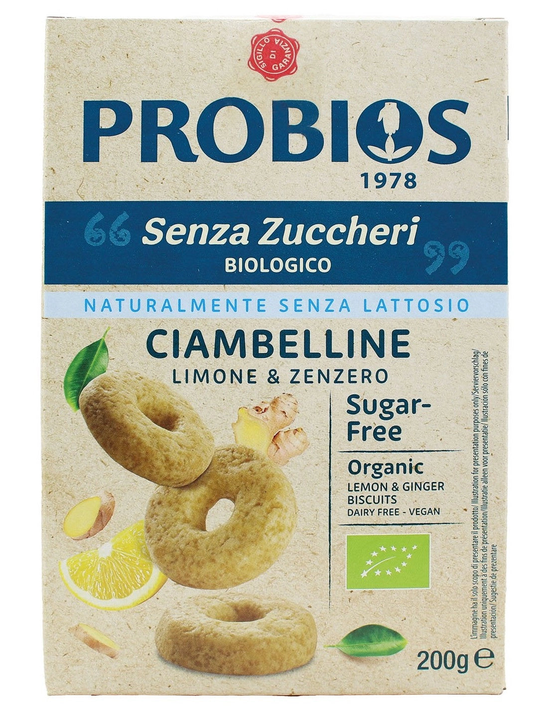 Ciambelline Limone  Zenzero 200g