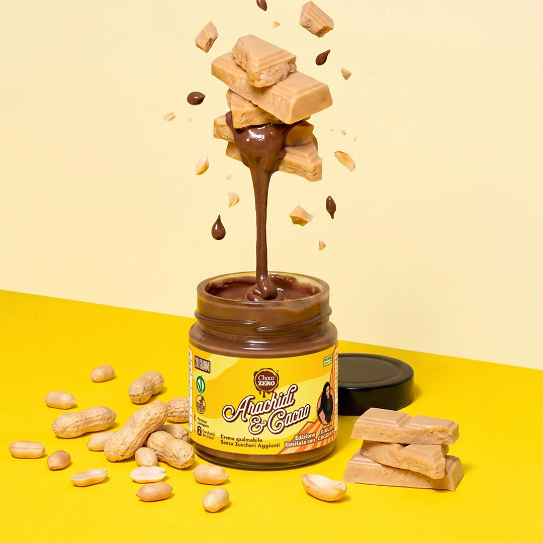 CHOCO ZERO CREMA SPALMABILE ARACHIDI E CACAO 200G